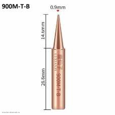 Жало паяльника Element-900M-T-B медное закругленное
