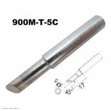Жало паяльника Element-900M-T-5С никелированное один скос