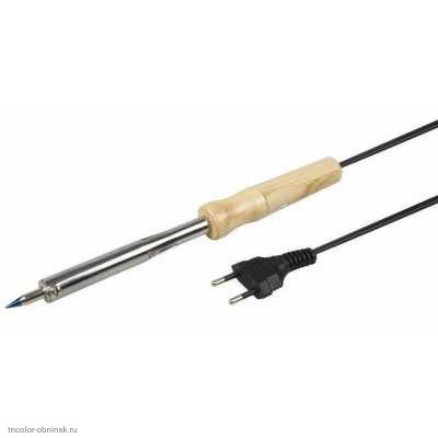 Паяльник WOOD 220V  85W деревянная ручка (долговечное жало)