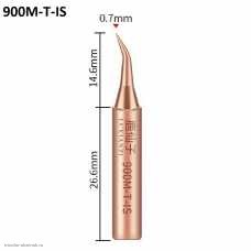 Жало паяльника Element-900M-T-IS медное остроконечное загнутое