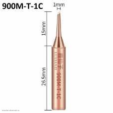 Жало паяльника Element-900M-T-1С медное один скос
