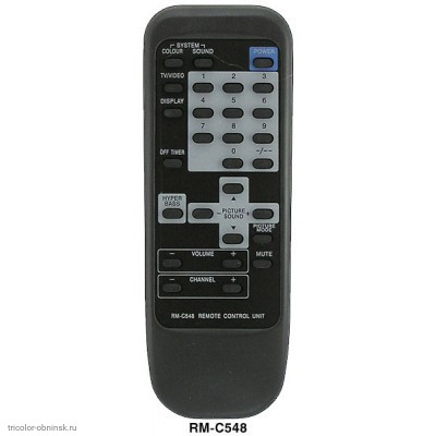 Пульт ДУ JVC RM-C548 (TV)