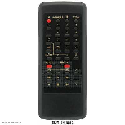 Пульт ДУ Panasonic EUR641952 (TV,VCR)