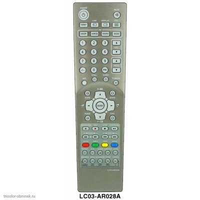 Пульт ДУ Rolsen LC03-AR028A (LCD,DVD)