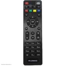 Пульт ДУ Lumax RC-002 (с обучаемой секцией) DVB-T2 + 4 кнопки TV