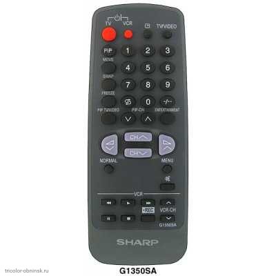 Пульт ДУ Sharp G1061SA (G1350SA) (TV,VCR)