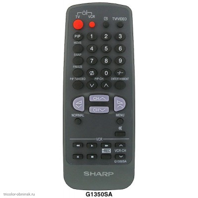 Пульт ДУ Sharp G1061SA (G1350SA) (TV,VCR)