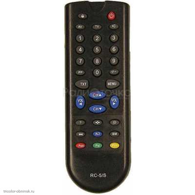 Пульт ДУ RC5/S (TV,TXT) капля