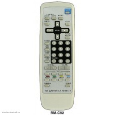 Пульт ДУ JVC RM-C92 (TV,TXT)