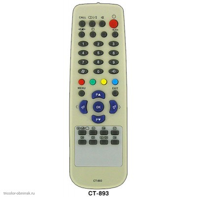 Пульт ДУ Toshiba CT-893 (CT-90279,CT-889) (TV)