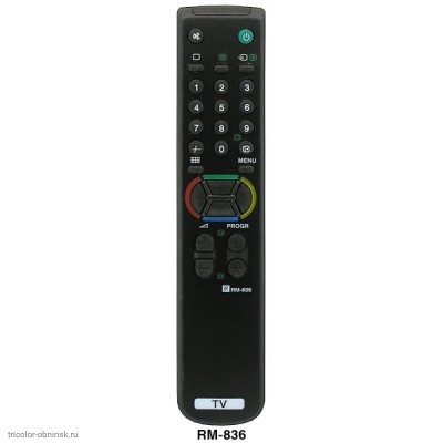 Пульт ДУ Sony RM-836 (RM-839) (TV,TXT)