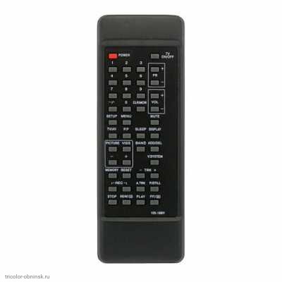 Пульт ДУ Goldstar 105-188H (LG 6710V00077U) (TV,VCR) моноблок