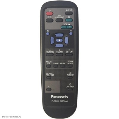 Пульт ДУ Panasonic TH-42PWD7W плазменная панель (на замену давать EUR7651030A)