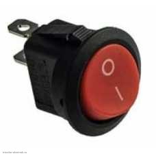 Переключатель d15 на 2 положения на замыкание 2 pin 250V 3А без посветки красный