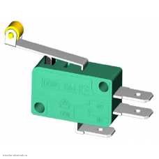 Микропереключатель SC799 3pin (520) (KW799) пластина 30мм+ролик 250V 6A