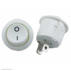 Переключатель d15 на 2 положения на замыкание 2 pin 250V 3А без посветки серый