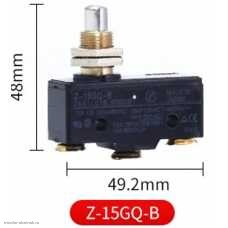 Микропереключатель Z-15GQ-B (RZ-15GQ-B3) (CM1307) (LXW5-11M) 3pin без пластины 250V 15A