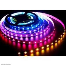 Лента 1 метр 10 мм 12V 5050 14,4Вт/м, 60 LED/м RGB IP20