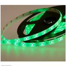 Лента 1 метр 08 мм 12v 2835 60 Led/м открытая зелёная