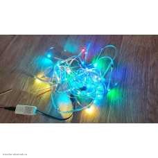 Лента-гирлянда адресная 10 метр 05 v 12w IP65 WS2812ВRG.Bluetooth 100 LED приложение «iDeal LED»