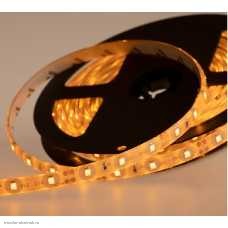 Лента 1 метр 08 мм 12v 2835 60 Led/м силикон жёлтая IP65