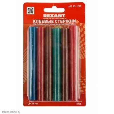 Клеевой стержень 11.3мм*100мм цветной (уп.12шт)