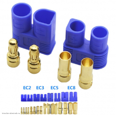 EC3 гнездо + EC3 штекер 25A/50A