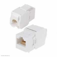 Гнездо RJ-45 8P8C быстрозажимное CAT 6 ручной установки