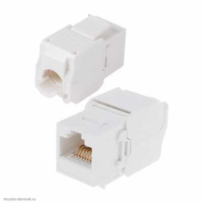 Гнездо RJ-45 8P8C быстрозажимное CAT 6  ручной установки
