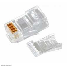 Штекер RJ-45 8P8C (CAT 6 с вставкой)
