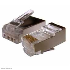 Штекер RJ-45 8P8C экранированный (CAT 5E)