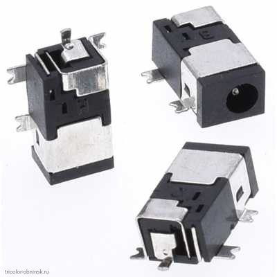 Гнездо 2.5х0.7мм DC-041_SMD на плату smd5