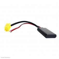 AUX IN 6pin желтый BMW (вся новая европа) -> Bluetooth 5.0 приемник