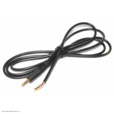 2.5 штекер (4pin) со шнуром 1.5м Plastic Gold