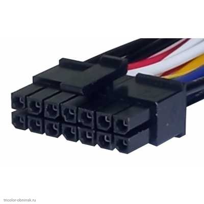 Molex 3.0мм 2-рядный 2х7pin гнездо с проводами 20AWG 20 см.