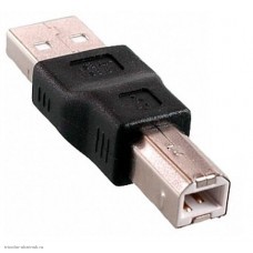 P166 Переходник USB-A(2.0) штекер - USB-B(2.0) штекер