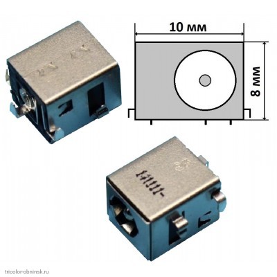 Гнездо P554 5.5х1.7мм DC-116A на плату экран 5/6  smd5