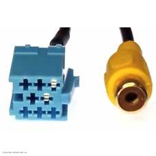 MINI-ISO 8pin синий LADA переходник для камеры заднего вида 1 RCA