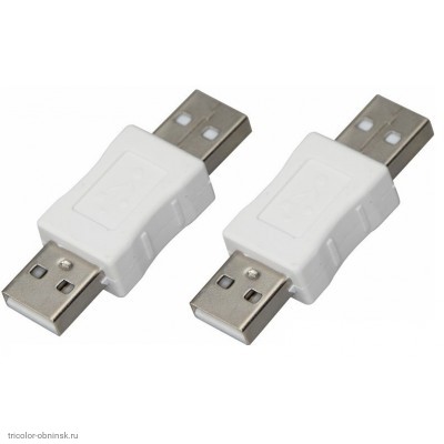 P163 Переходник USB-A(2.0) штекер - USB-A(2.0) штекер