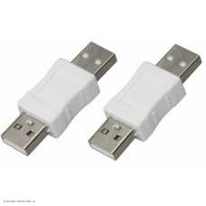 Переходник USB-A(2.0) штекер - USB-A(2.0) штекер