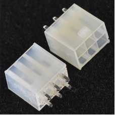 Molex 4.2мм 2-рядный 2х 3pin штекер в плату прямой