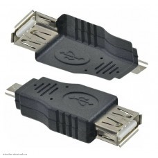 P164 Переходник USB-A(2.0) гнездо - micro USB-B штекер