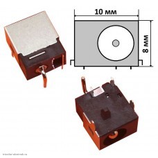 Гнездо P518 5.5х2.1мм DC-044B на плату экран 3/6 dip5