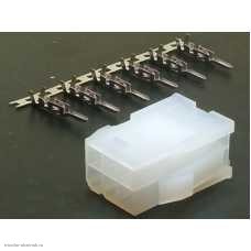 Molex 4.2мм 2-рядный 2х 3pin штекер на провод самонаборный