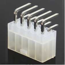 Molex 4.2мм 2-рядный 2х 5pin штекер в плату угловой