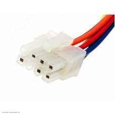 Molex 4.2мм 2-рядный 2х 4pin гнездо с проводом
