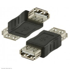 P167 Переходник USB-A(2.0) гнездо - USB-A(2.0) гнездо