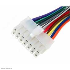 Molex 4.2мм 2-рядный 2х 7pin гнездо с проводом