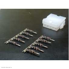Molex 4.2мм 2-рядный 2х 5pin штекер на провод самонаборный