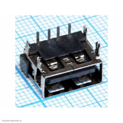 Гнездо  USB A-1JB revers